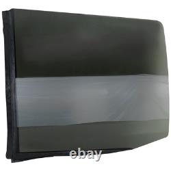 Door Glasses Set of 2 Rear Driver & Passenger Side for Chevy Suburban C2500 Pair