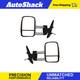 Driver And Passenger Tow Mirrors Power Heated Chrome Pair 2 For Gmc Sierra 1500