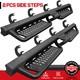 Drop Bar Running Boards For 19-25 Silverado/sierra 1500 Crew Cab Black Side Step