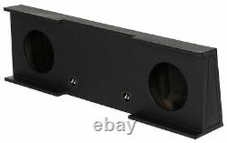 Dual 10 Subwoofer Sub Box For 2007-2013 Chevy Silverado/GMC Sierra Crew Cab