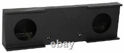 Dual 10 Subwoofer Sub Box For 2007-2013 Chevy Silverado/GMC Sierra Crew Cab