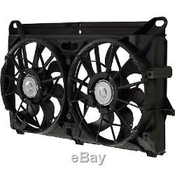 Dual Radiator Cooling Fan Assembly for Chevy GMC Cadillac Pickup Truck SUV