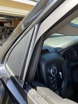 EGR Matte In-Channel Rain Guards for 2019-2024 Silverado & GMC Sierra Crew Cab