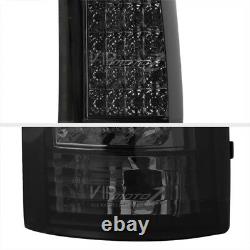 Exclusive 88-98 Chevy GMC C/K Pickup Dark Smoke LED Rear Tail Lights Assembly