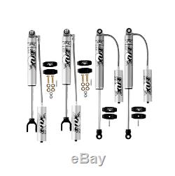 FOX 2.0 Front & Rear Reservoir Shocks 11-19 Chevy GMC 2500 3500 With 0-1 Lift