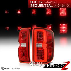 FULL-LED 14-18 Chevy Silverado 1500 2500 3500 Sequential Signal LED Tail Light