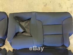 Factory Oem Ebony Black Cloth Seat Covers 2016 2017 Sierra Silverado Crew Cab