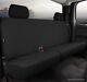 Fia Rear Seat Covers Black Polycotton For 19-23 Silverado Sierra Crew Cab
