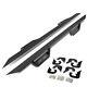 Fit 07-19 Chevy Silverado/gmc Sierra Crew Cab Rock Rail Nerf Bar Side Step Board
