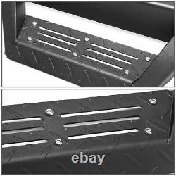 Fit 07-19 Chevy Silverado/GMC Sierra Crew Cab Rock Rail Nerf Bar Side Step Board
