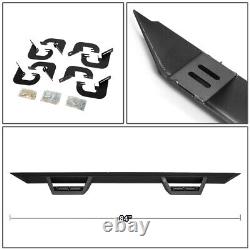 Fit 07-19 Chevy Silverado/GMC Sierra Crew Cab Rock Rail Nerf Bar Side Step Board