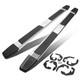 Fit 2017-2019 Silverado Sierra Crew Cab 6.25 Aluminum Extruded Running Boards