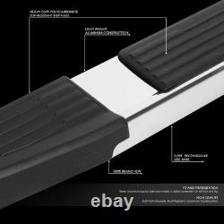 Fit 2017-2019 Silverado Sierra Crew Cab 6.25 Aluminum Extruded Running Boards