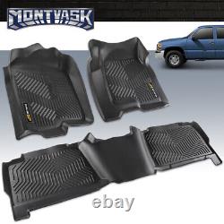 Fit For 1999-2006 Chevy Silverado/GMC Sierra Crew Cab TPE Floor Mats Liners