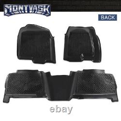 Fit For 1999-2006 Chevy Silverado/GMC Sierra Crew Cab TPE Floor Mats Liners