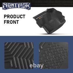 Fit For 1999-2006 Chevy Silverado/GMC Sierra Crew Cab TPE Floor Mats Liners
