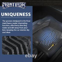 Fit For 1999-2006 Chevy Silverado/GMC Sierra Crew Cab TPE Floor Mats Liners
