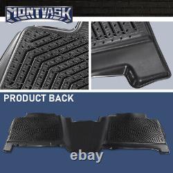 Fit For 1999-2006 Chevy Silverado/GMC Sierra Crew Cab TPE Floor Mats Liners