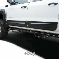 Fits 14-18 Silverado Sierra Crew Cab Air Design Rocker Panel Door Guards GM24D04