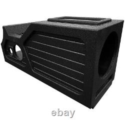 Fits 2007-2013 Chevy Silverado Gmc Sierra Crew Cab 12 Center Console Ported Box