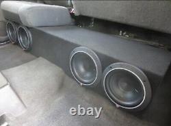 Fits 2007-2013 Chevy Silverado/Gmc Sierra Crew Cab Quad 8 Ported Sub Box