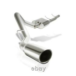 Fits 2007-2013 Silverado/Sierra 1500CREWithEXT CAB 4 ROLLED TIPCatback Exhaust