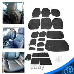 Fits Chevy Silverado GMC Sierra Crew Cab 07-13 Replacement Full Set Seat Covers
