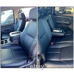 Fits Chevy Silverado GMC Sierra Crew Cab 07-13 Replacement Full Set Seat Covers