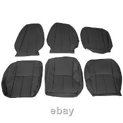 Fits Chevy Silverado GMC Sierra Crew Cab 07-13 Replacement Full Set Seat Covers