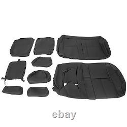 Fits Chevy Silverado GMC Sierra Crew Cab 07-13 Replacement Full Set Seat Covers
