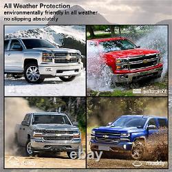 Floor Mats Compatible for 2014-2018 Chevy Silverado/Gmc Sierra 1500 Crew Cab, 20