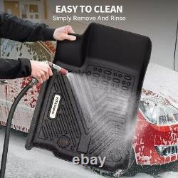 Floor Mats Compatible with 2014-2018 Chevy Silverado/Gmc Sierra 1500 Crew Cab, 2