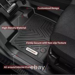 Floor Mats Compatible with 2014-2018 Chevy Silverado/Gmc Sierra 1500 Crew Cab, 2