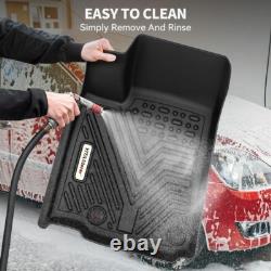 Floor Mats Compatible with 2014-2018 Silverado/Sierra 1500, 2015-2019 2500HD/350