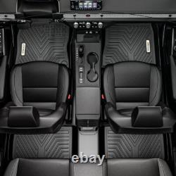 Floor Mats Compatible with 2014-2018 Silverado/Sierra 1500, 2015-2019 2500HD/350
