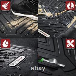 Floor Mats Compatible with 2014-2018 Silverado/Sierra 1500, 2015-2019 2500HD/350