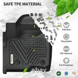 Floor Mats Compatible with 2014-2018 Silverado/Sierra 1500, 2015-2019 2500HD/350
