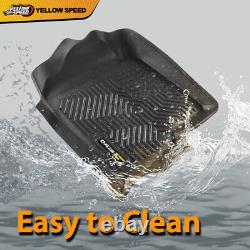 Floor Mats Fit For 1999-2006 Chevy Silverado/GMC Sierra Crew Cab TPE Liners