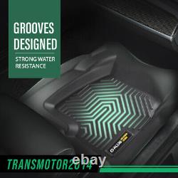 Floor Mats Fit For 1999-2006 Chevy Silverado/GMC Sierra Crew Cab TPE Liners