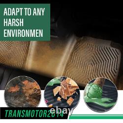 Floor Mats Fit For 1999-2006 Chevy Silverado/GMC Sierra Crew Cab TPE Liners