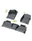 Floor Mats Fit For Chevy Silverado/gmc Sierra 1500 Crew Cab 2014-2018