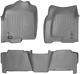 Floor Mats Liner Set Grey For 99-07 Silverado/sierra 1500/2500/3500 Crew Cab / 2