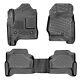Floor Mats Liner Fits 2014-2018 Silverado/sierra 1500 2500hd 3500hd Crew Cab 3d