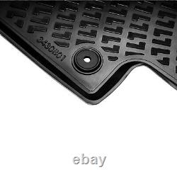 Floor Mats Liner fits 2014-2018 Silverado/Sierra 1500 2500HD 3500HD Crew Cab 3D