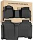 Floor Mats Liner For 2020-2025 Silverado Sierra 2500hd 3500hd Crew Cab Full Set