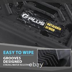 Floor Mats TPE Rubber Fit For 1999-2006 Chevy Silverado/GMC Sierra Crew Cab