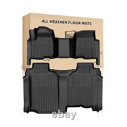 Floor Mats for 2020-2025 Chevy Silverado/GMC Sierra 1500/2500HD/3500HD Crew C
