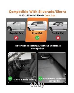 Floor Mats for 2020-2025 Chevy Silverado/GMC Sierra 1500/2500HD/3500HD Crew C