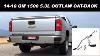 Flowmaster Outlaw Cat Back Exhaust 2014 2018 Chevy Silverado Gmc Sierra 5 3l 817689