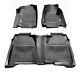 For14-18 Silverado Sierra Crew Cab 3d Floor Mat All Weather Protection Tpe Liner